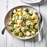 The Happy Pear's potato salad with pickled onion